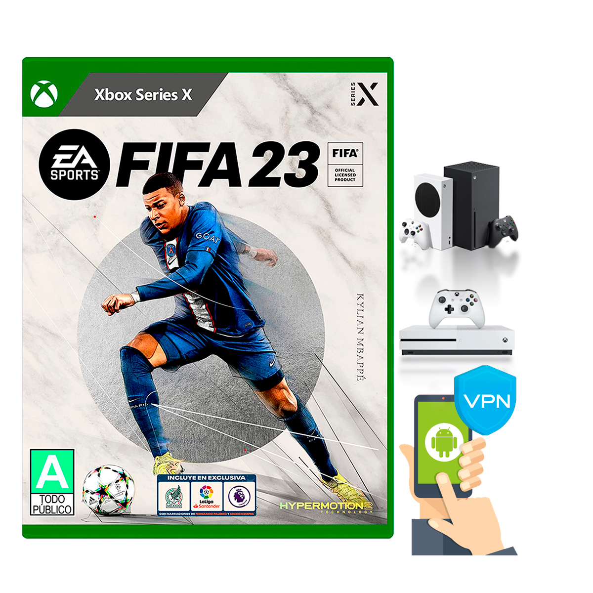 EA SPORTS FIFA 23 Edición Estándar para Xbox Series X y S Codigo Digital VPN