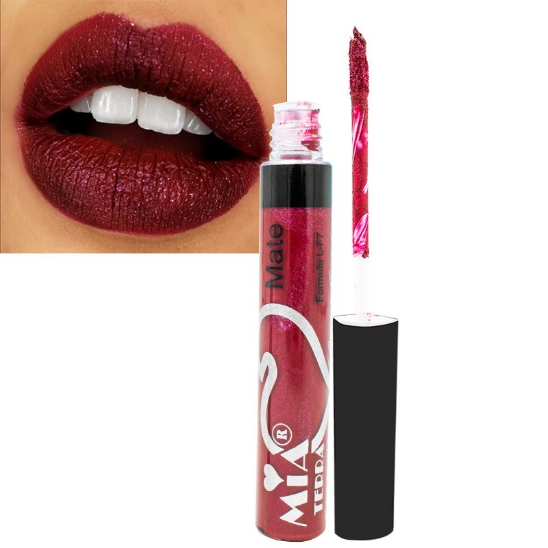Labial Mate Indeleble Organico Color Orquidea Explosivo Mia Terra Cosmetics