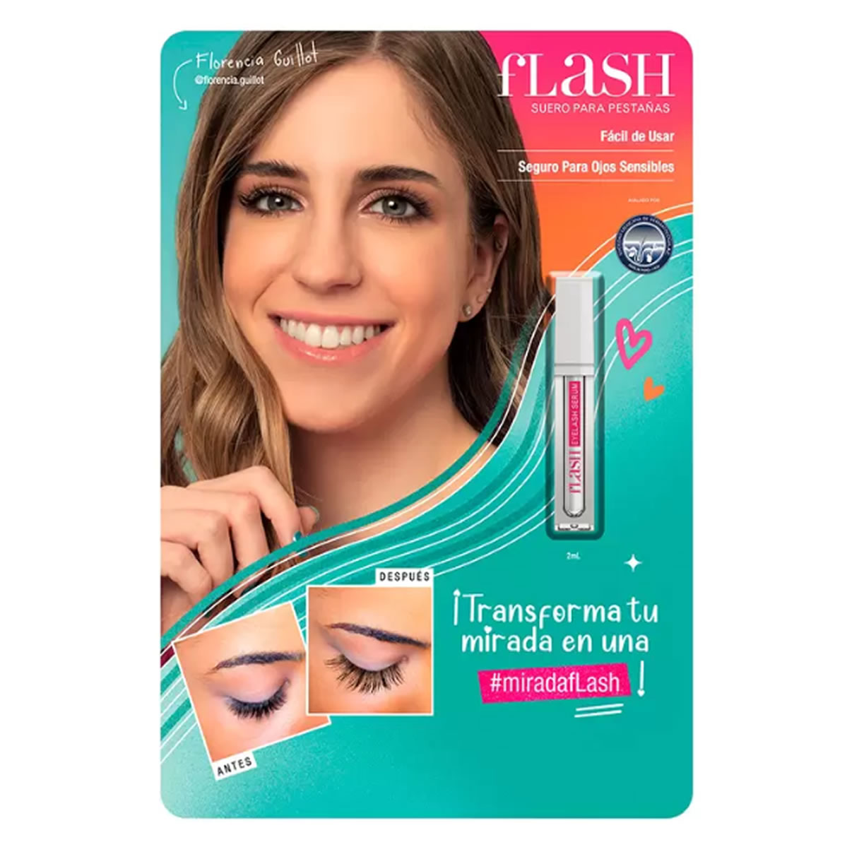 Flash Suero Amplificador de Pestañas 2 ml.