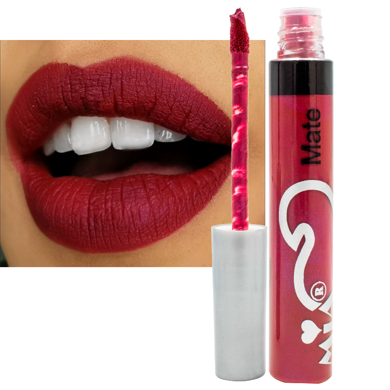 Labial Mate Indeleble Organico Color Mystic Blue Mia Terra Cosmetics