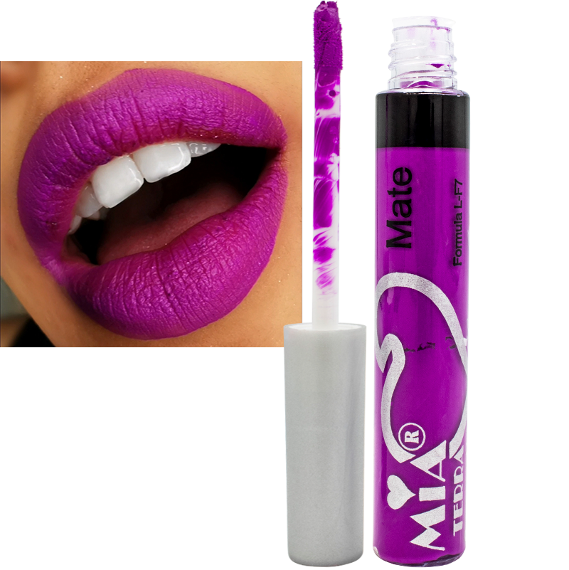 Labial Mate Indeleble Organico Color Bugambilia Mia Terra Cosmetics
