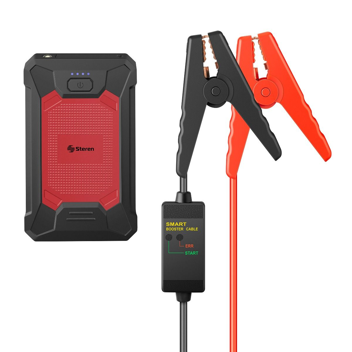 Arrancador Auto Compacto Power Bank Linterna Led Steren