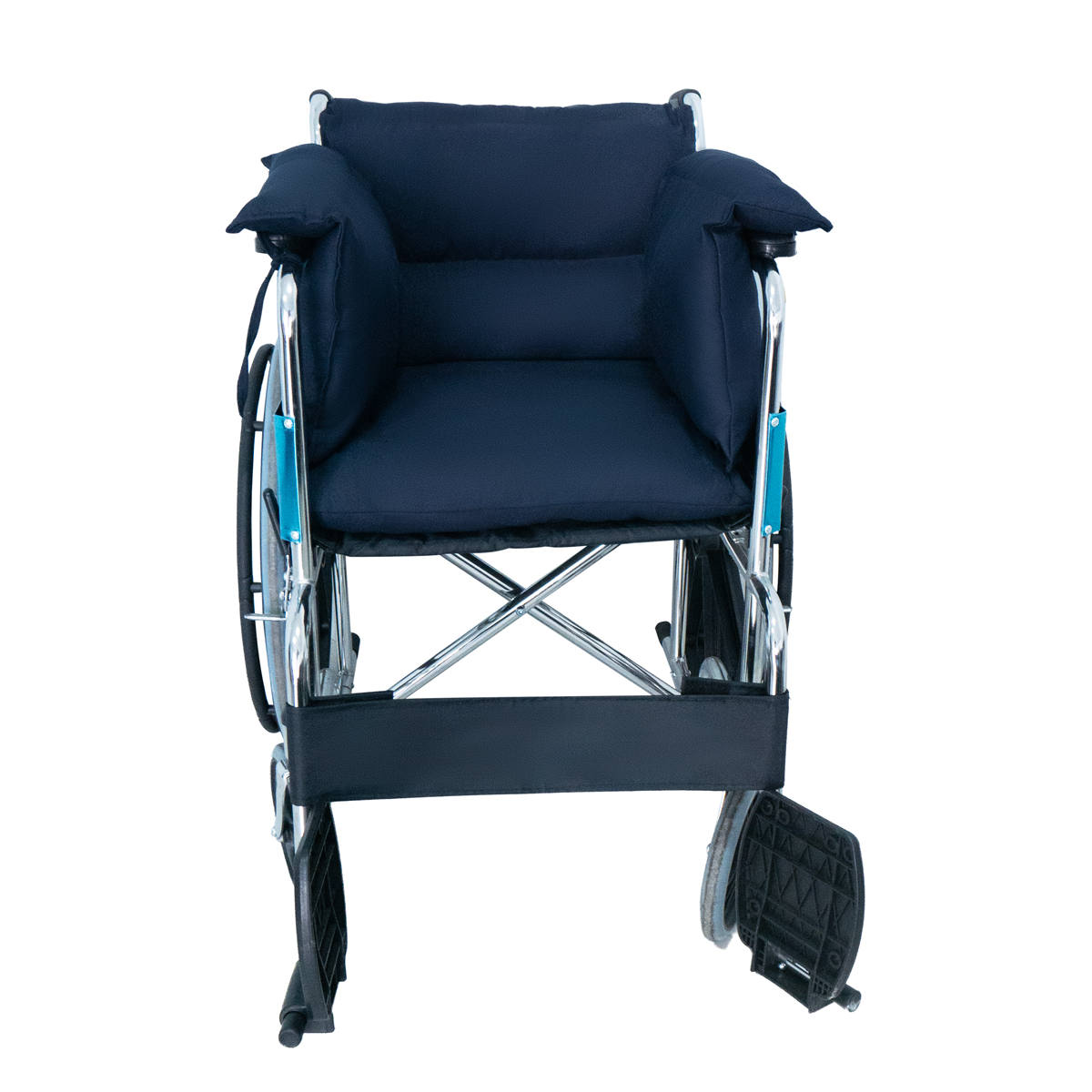 Cojín para silla de ruedas acolchado respaldo descansa brazos