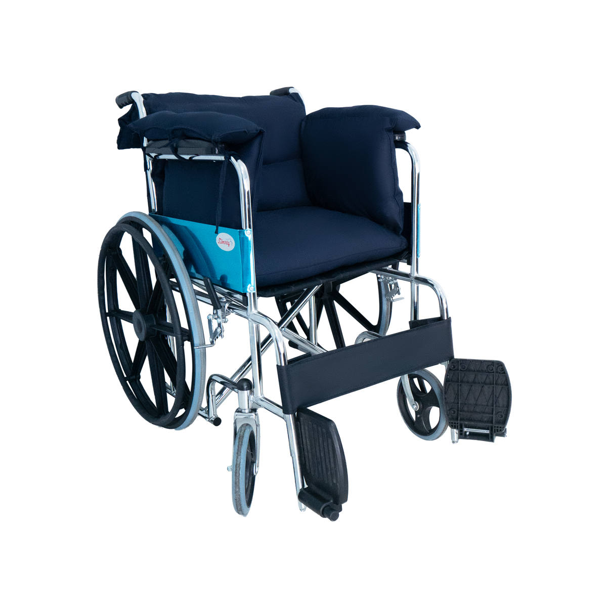 Cojín para silla de ruedas acolchado respaldo descansa brazos