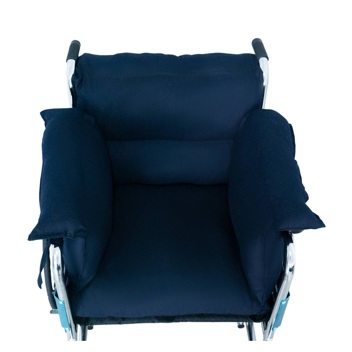 Cojín para silla de ruedas acolchado respaldo descansa brazos