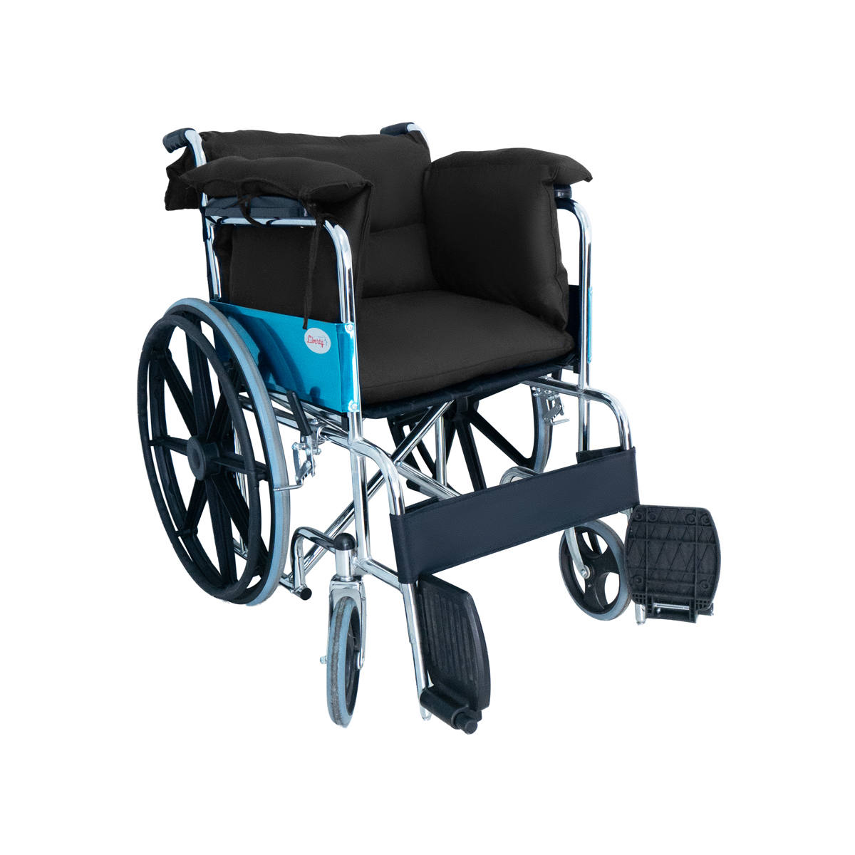 Cojín para silla de ruedas acolchado respaldo descansa brazos