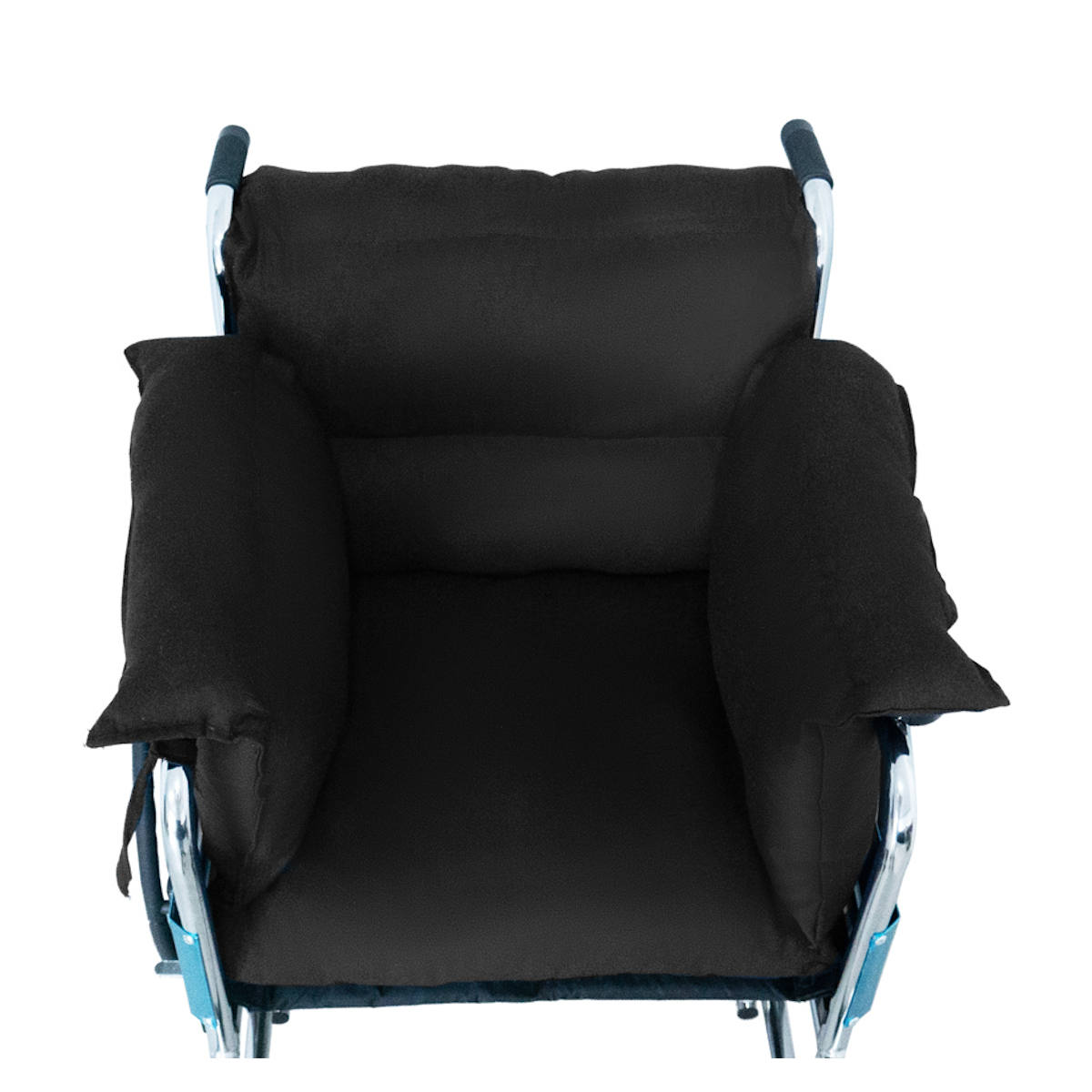 Cojín para silla de ruedas acolchado respaldo descansa brazos