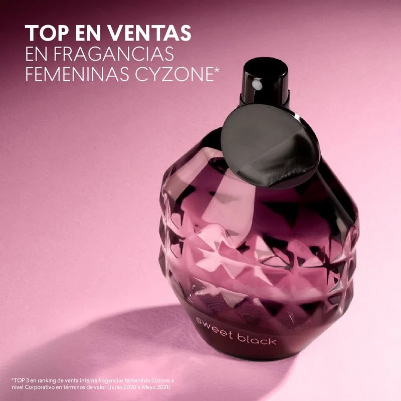 Sweet Black by Cyzone Perfume para Dama 50 ml