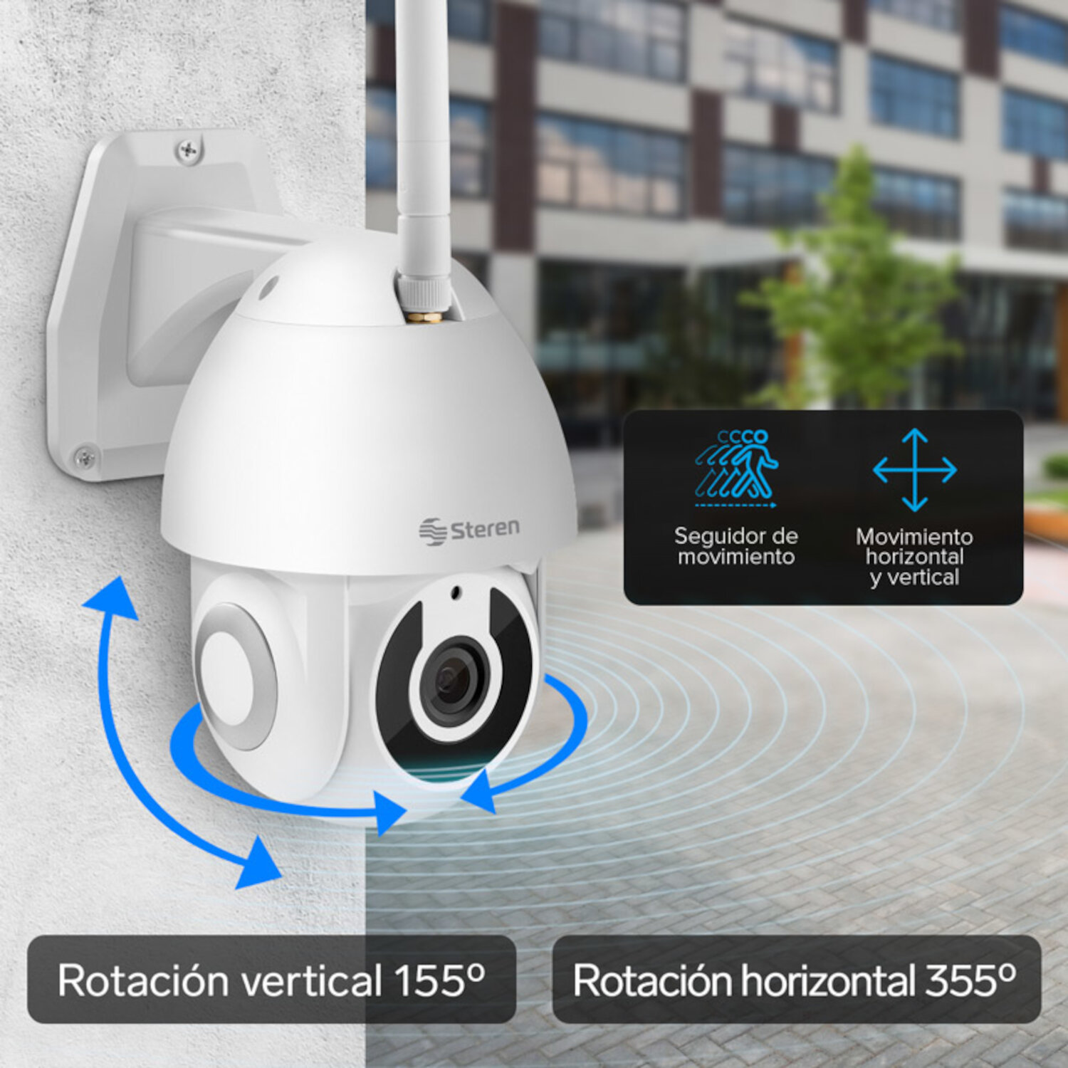 Cámara Wi-Fi Ethernet 3 Mpx para exterior CCTV-235 