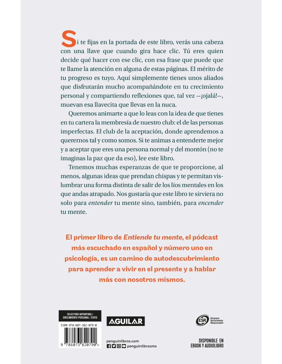 Entiende tu menteAutorMolo Cebrián / Luis Muiño / Mónica González