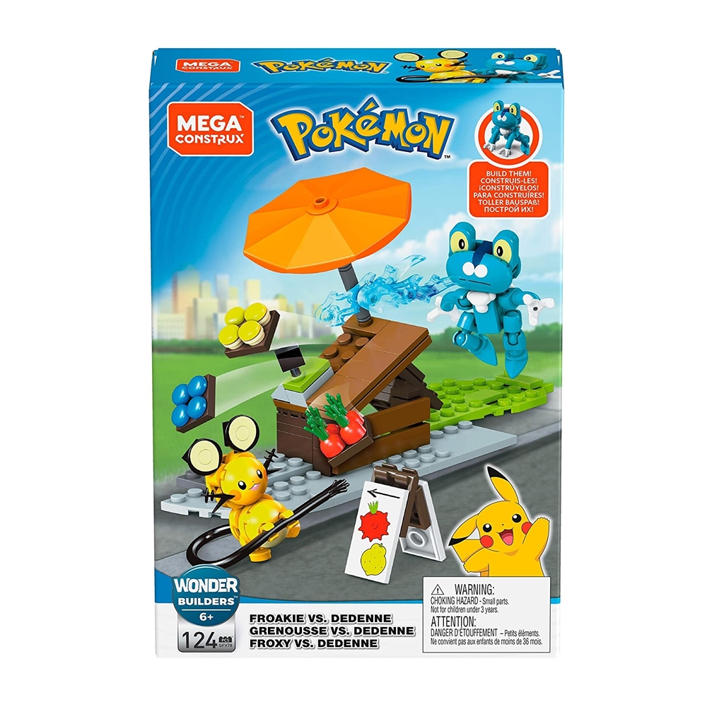 Mega Construx Pokémon Campo de Batalla FROAKIE VS GRENOUSSE DYF09 Mattel