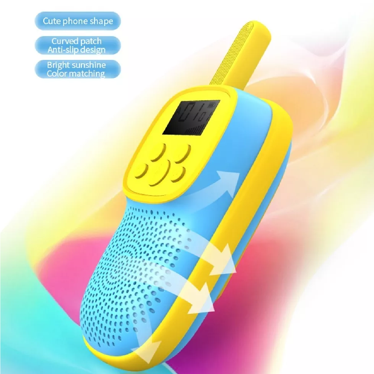 Duo 2 Piezas Radios Walkie Talkies Para Niños Carga Usb 3km