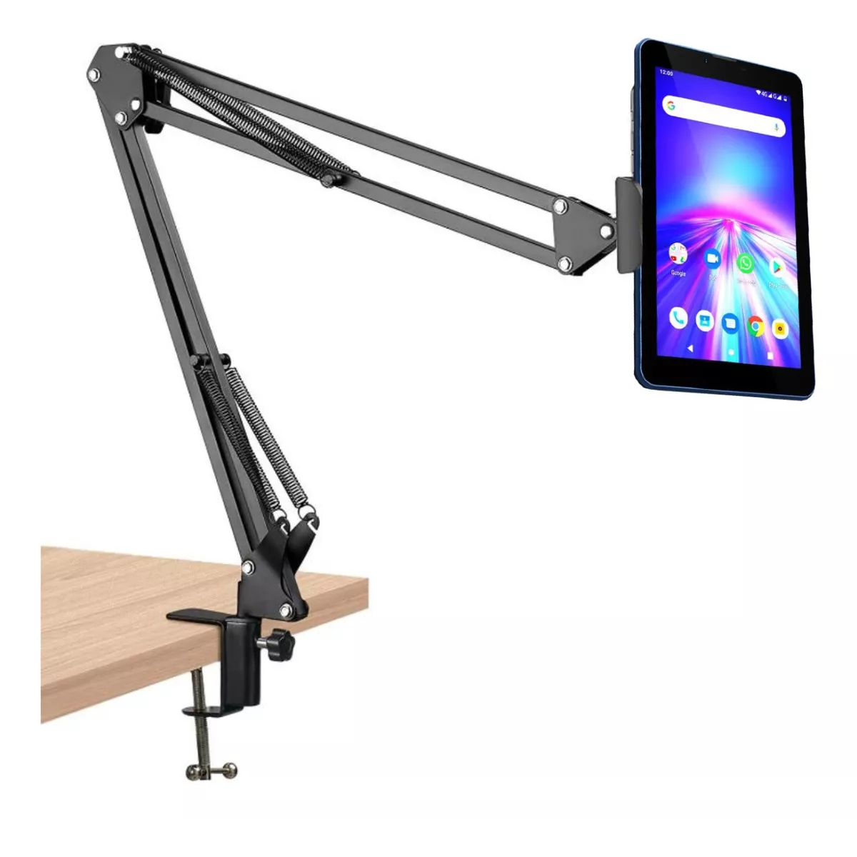 Soporte Celular Tablet Brazo Flexible Ajustable Con Clip