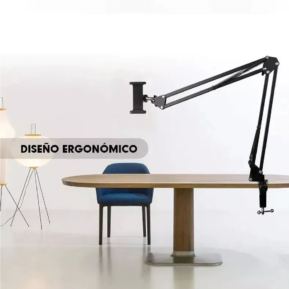 Soporte Celular Tablet Brazo Flexible Ajustable Con Clip