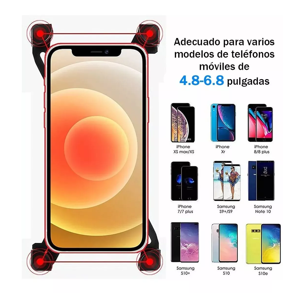 Soporte Para Celular Moto/bicicleta, Base Porta Teléfono