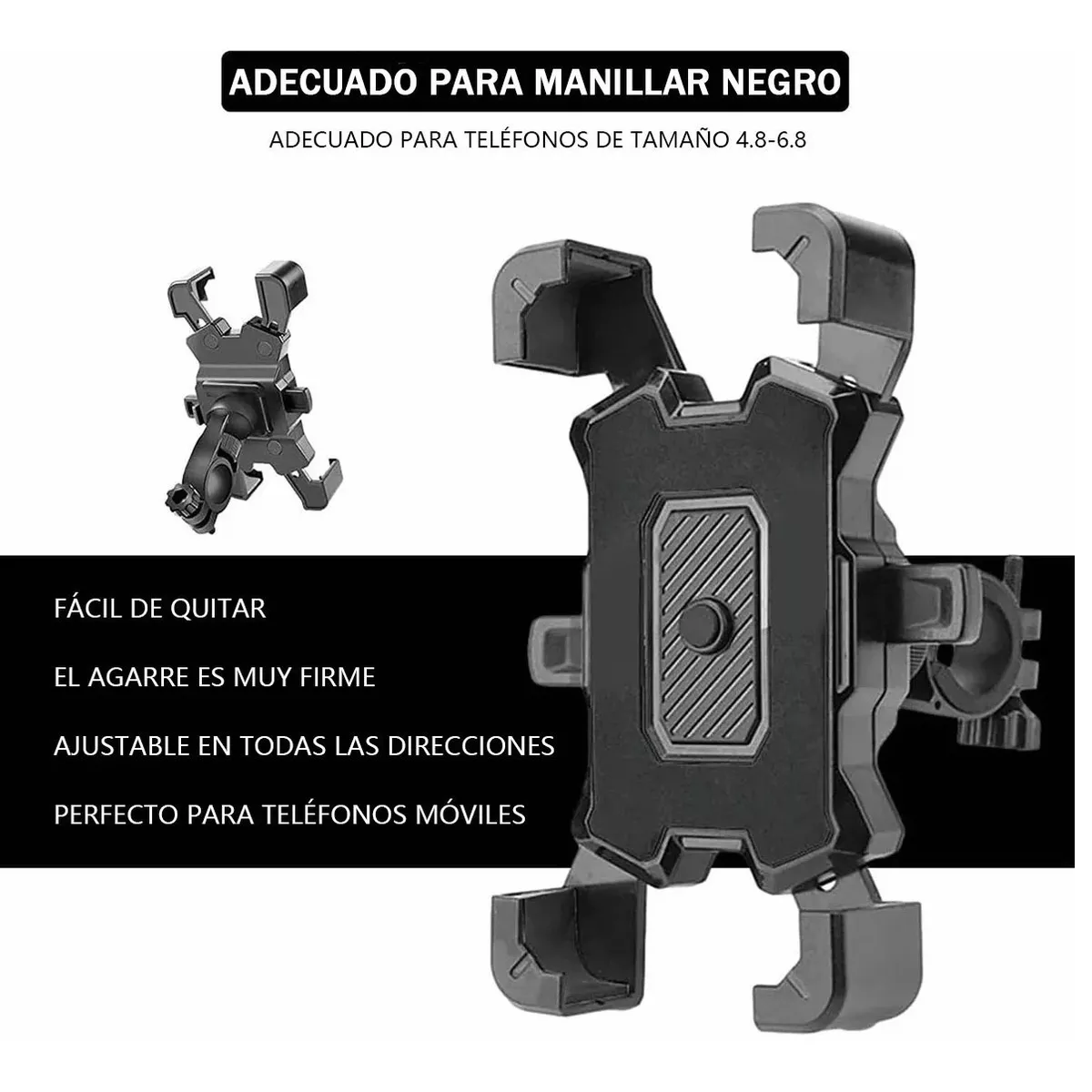 Soporte Para Celular Moto/bicicleta, Base Porta Teléfono