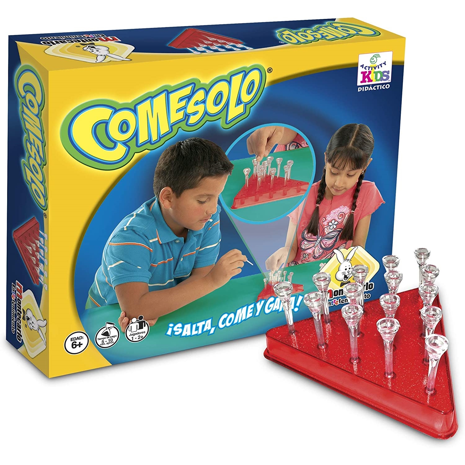Comesolo Montecarlo Solitario Juego De Mesa Niños Didactico