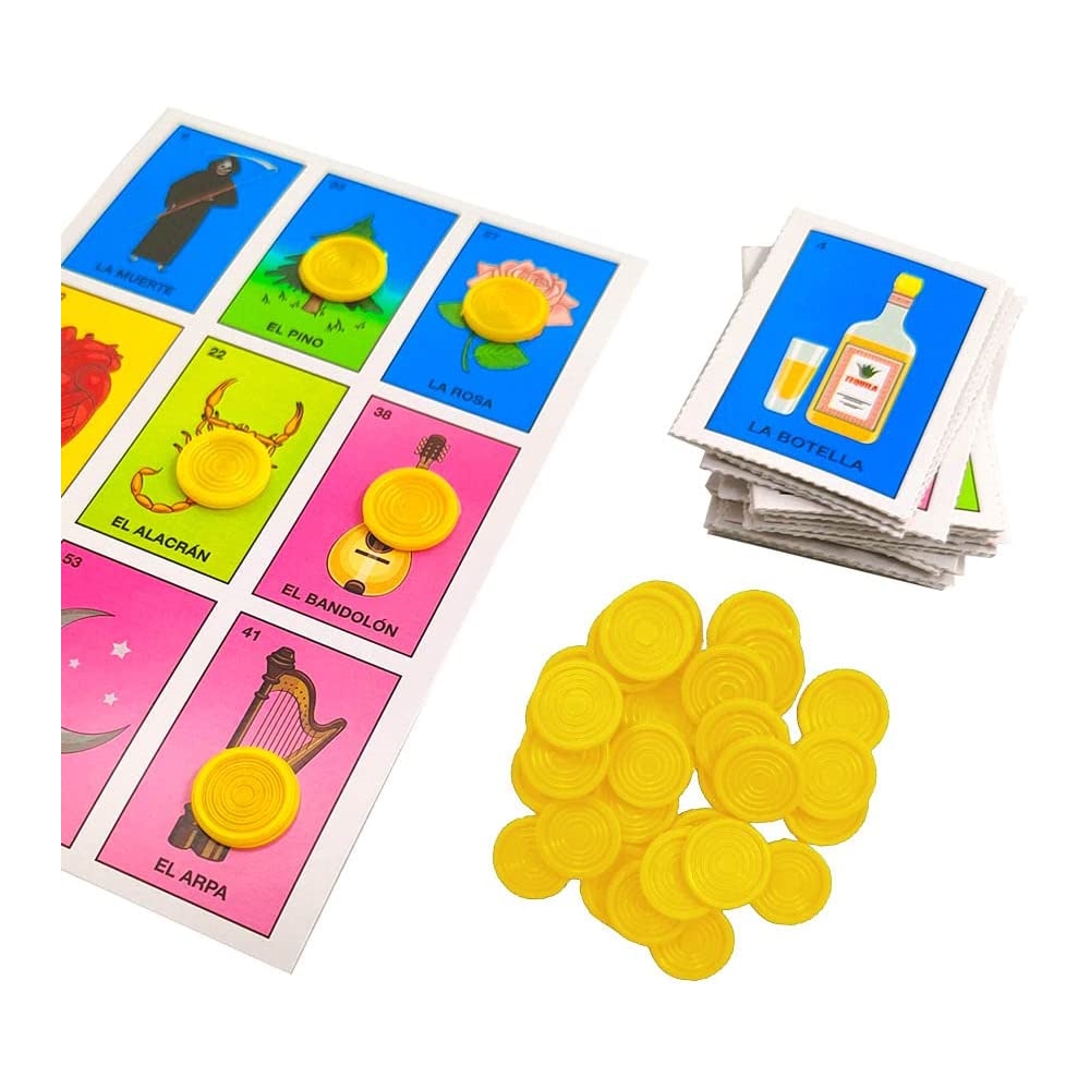 Loteria Mexicana Montecarlo Juego De Mesa Didactico