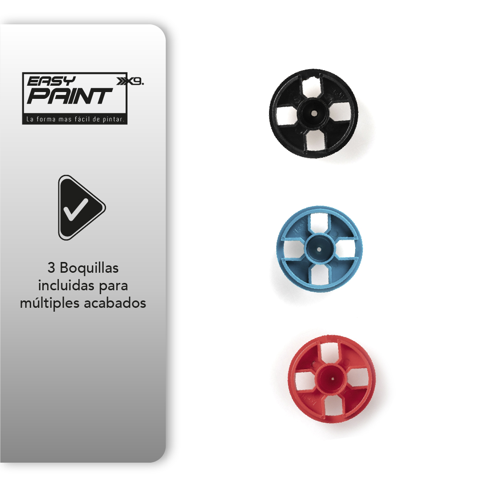 COMPRESORA PORTATIL PARA PINTAR DE 400W CON BOQUILLAS REGULADORAS 