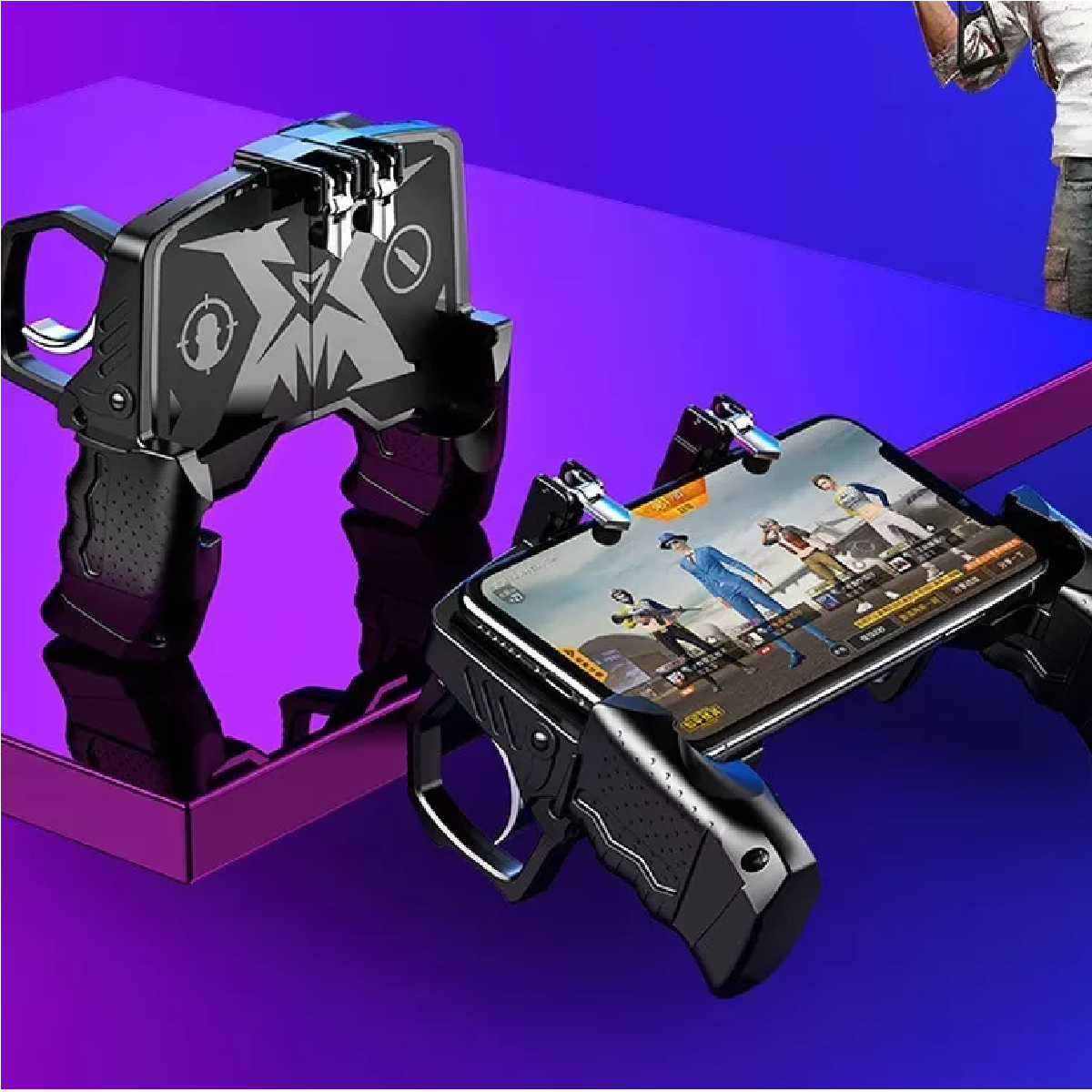 Gamepad Control Para Celular Gatillos Grip 