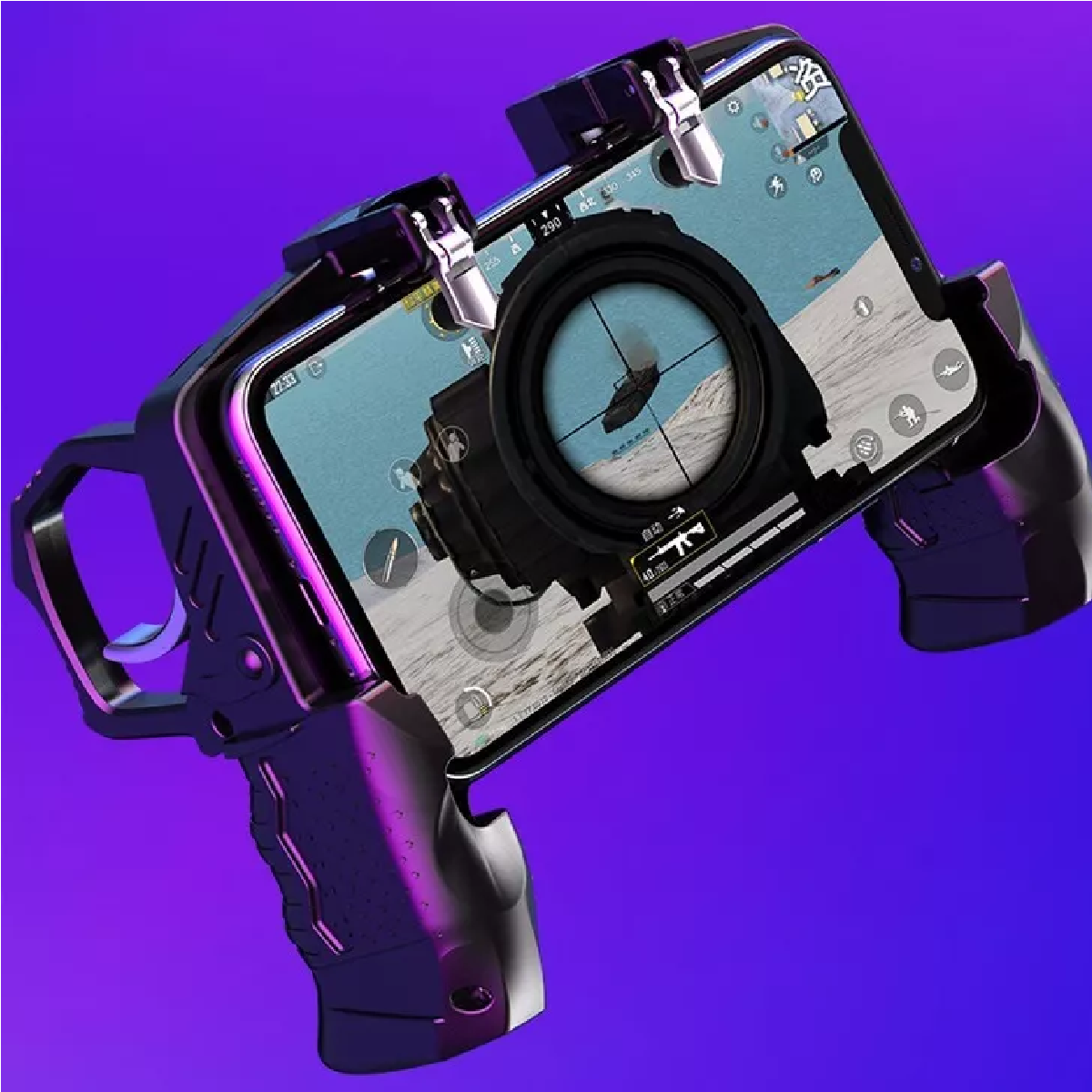 Gamepad Control Para Celular Gatillos Grip 