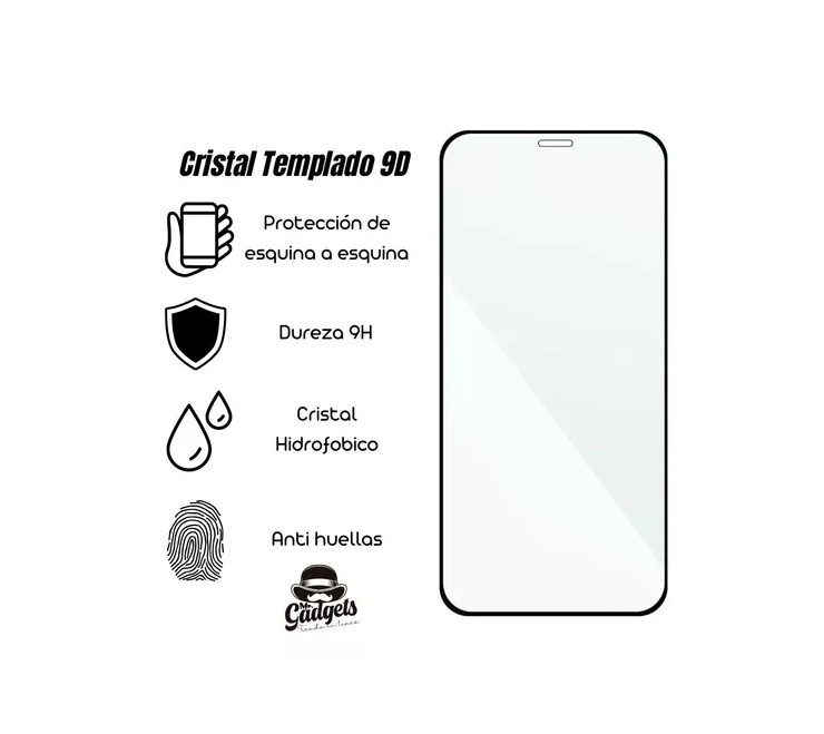 Mica de cristal templado 9d Iphone XR/ 11 color negra