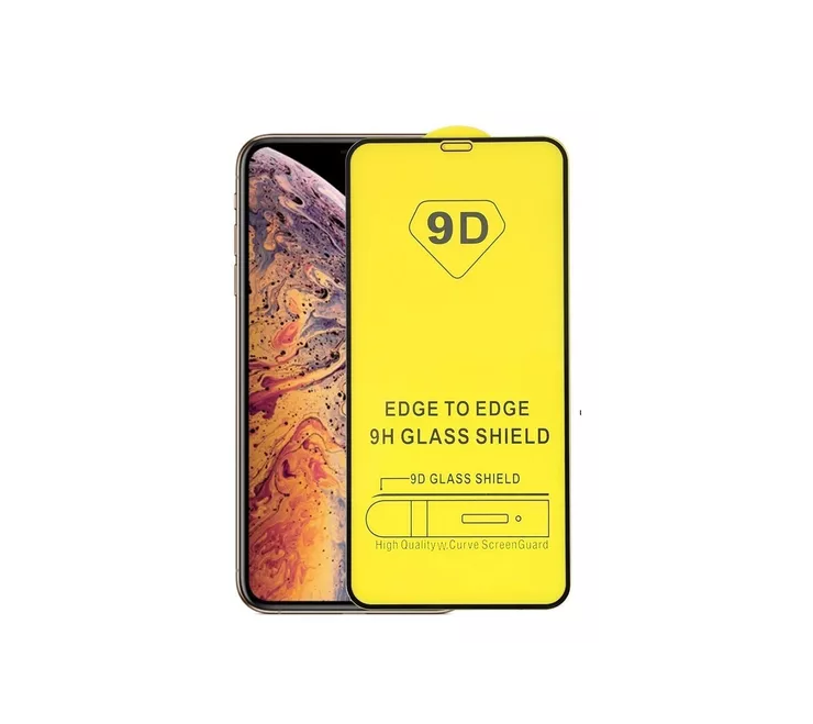 Mica de cristal templado 9d Iphone XR/ 11 color negra