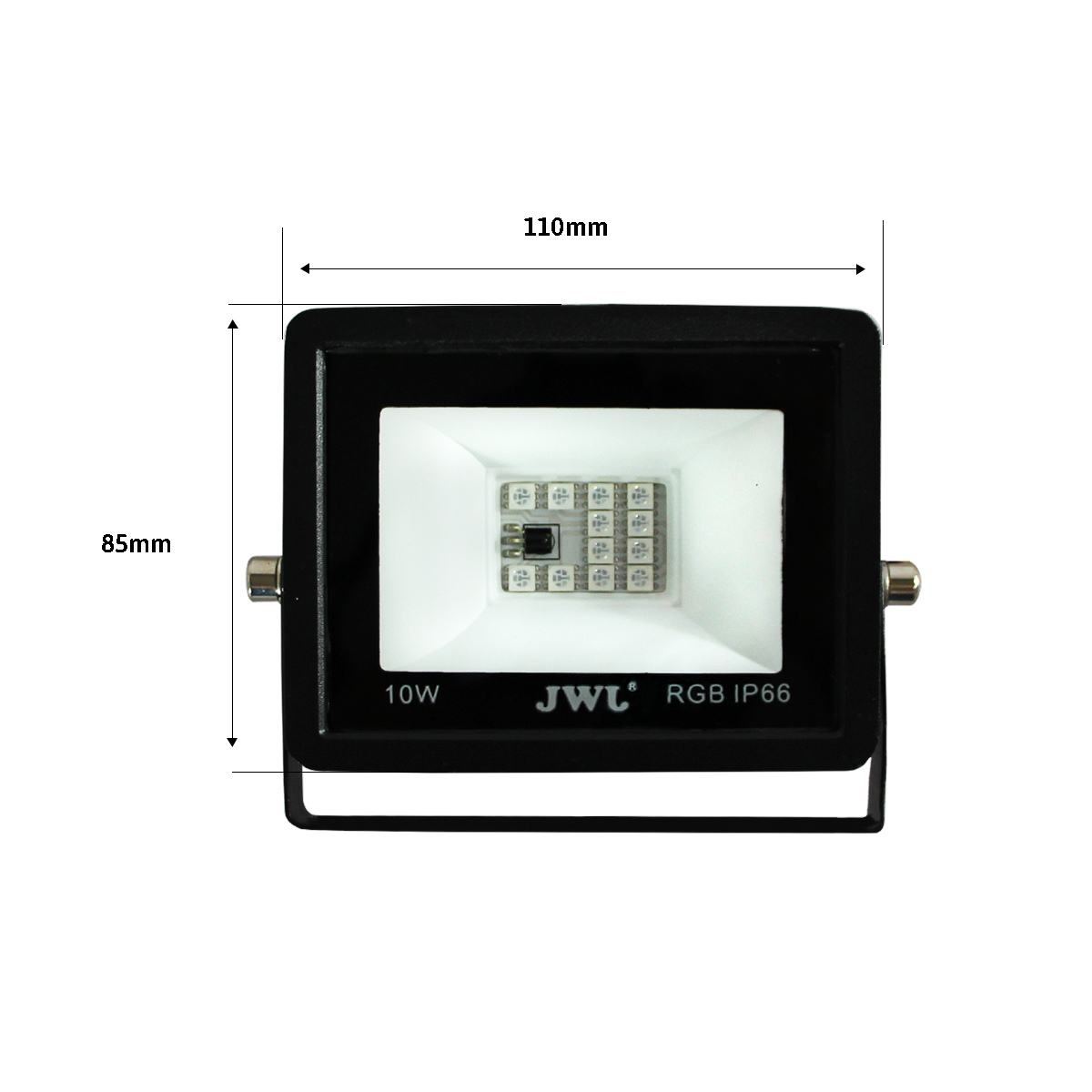 Paquete 2 Reflectores LED JWJ Multicolor 10W JLRE10RGB