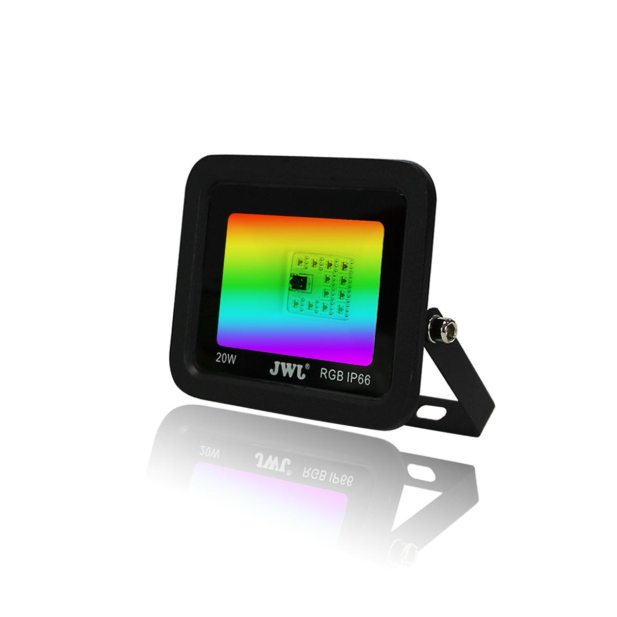 Paquete 2 Reflectores LED JWJ Multicolor 20w JLRE20RGB