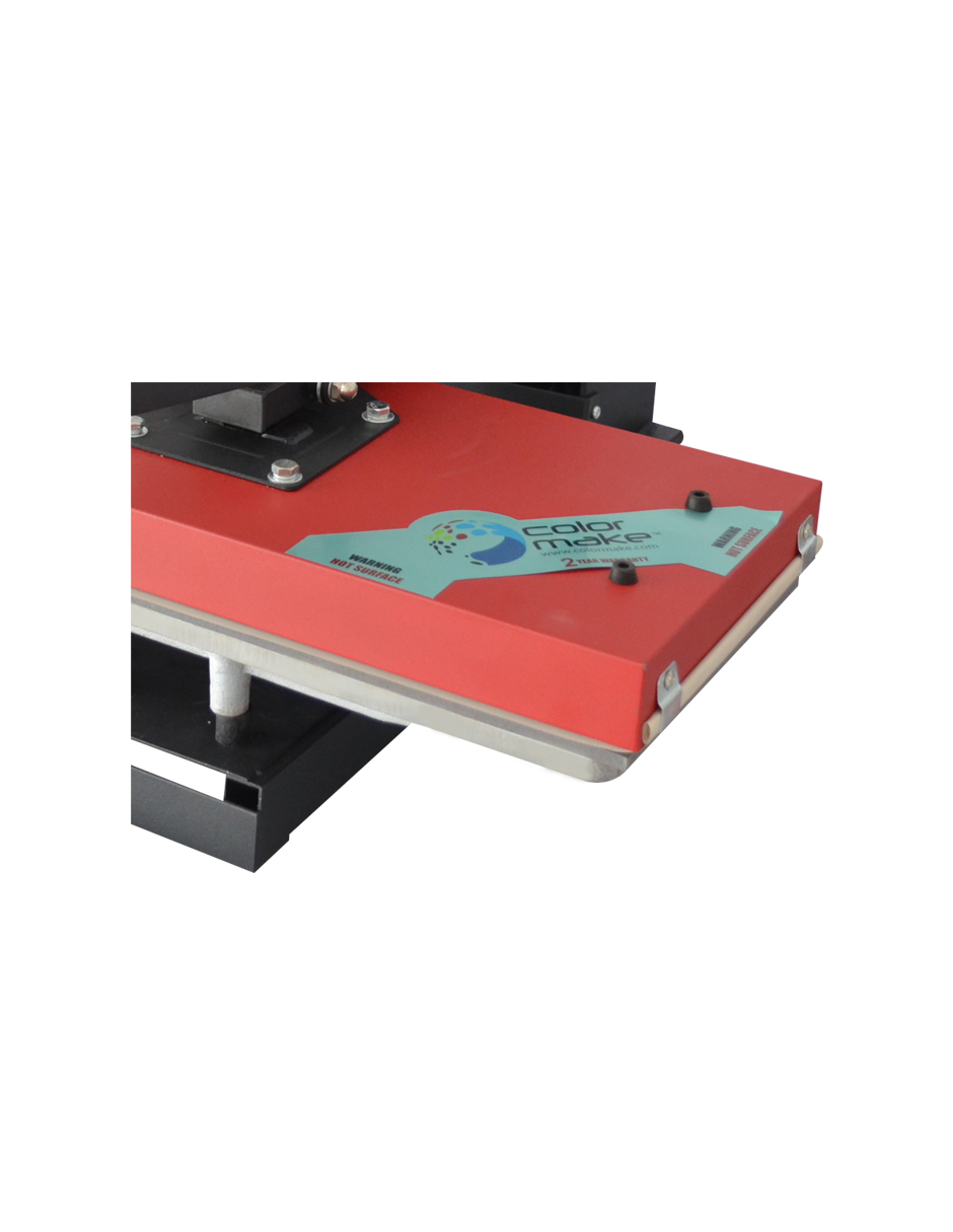 Prensa plana manual de 25x100cm. 220V. Color Make para sublimación