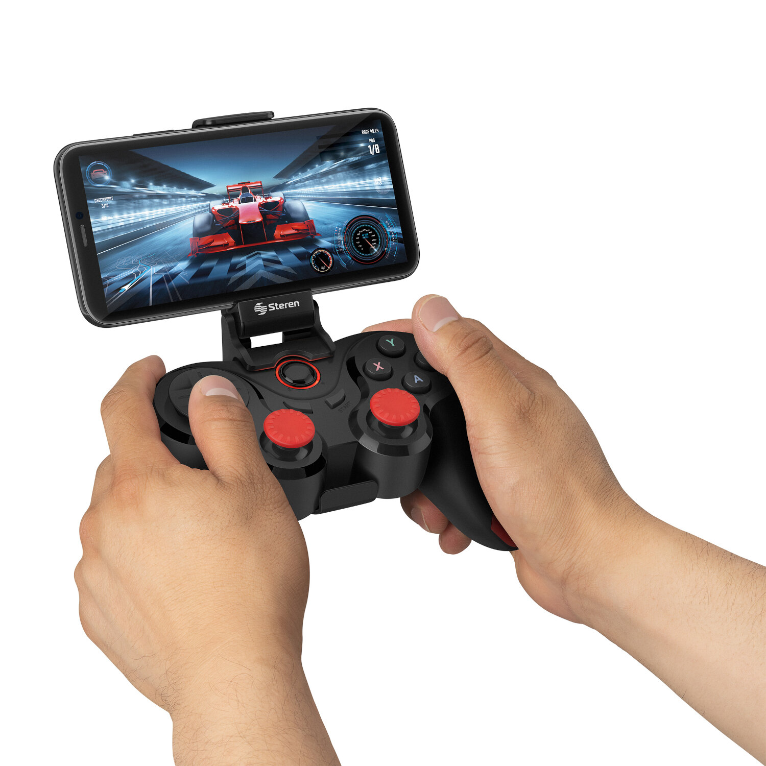 Control USB / Bluetooth* para videojuegos compatible con PC, PS3 y celular 