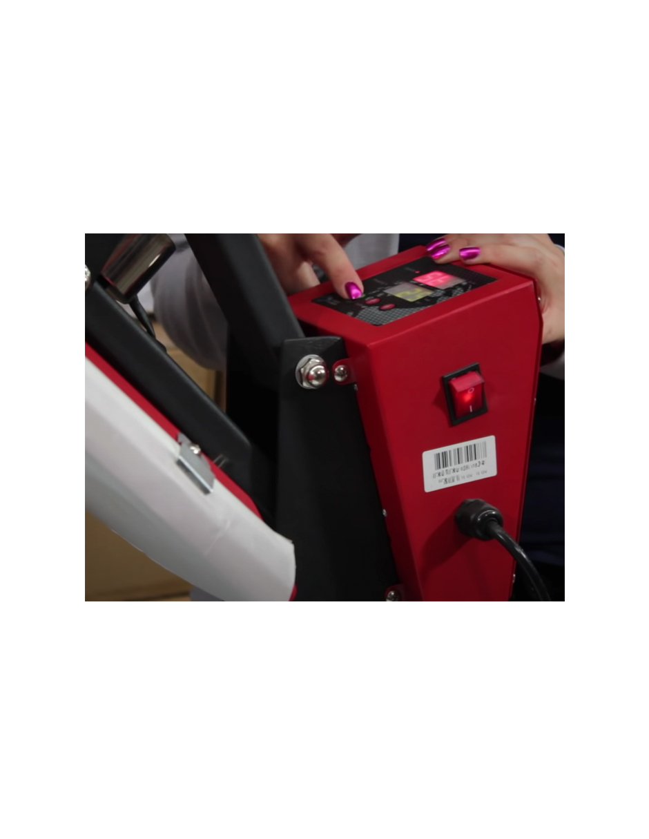 Plancha plana semiautomática de 40x60cm. Color Make Para Sublimación