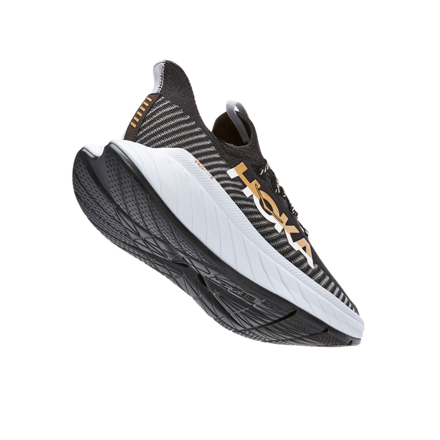 TENIS HOKA MUJER NEGRO Y BLANCO CARBON 1123193BWHT.