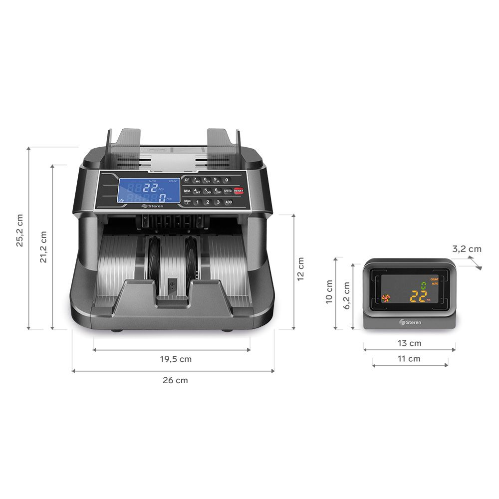 Contadora Profesional De Billetes Automatico Manual Steren