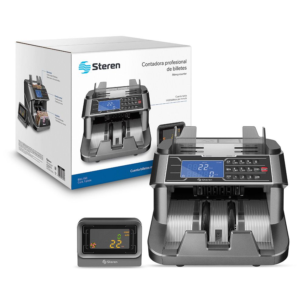 Contadora Profesional De Billetes Automatico Manual Steren