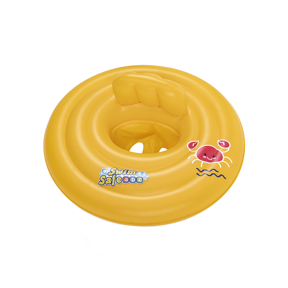 Inflable Silla Montable Dona Niños Bestway Naranja 69 Cm