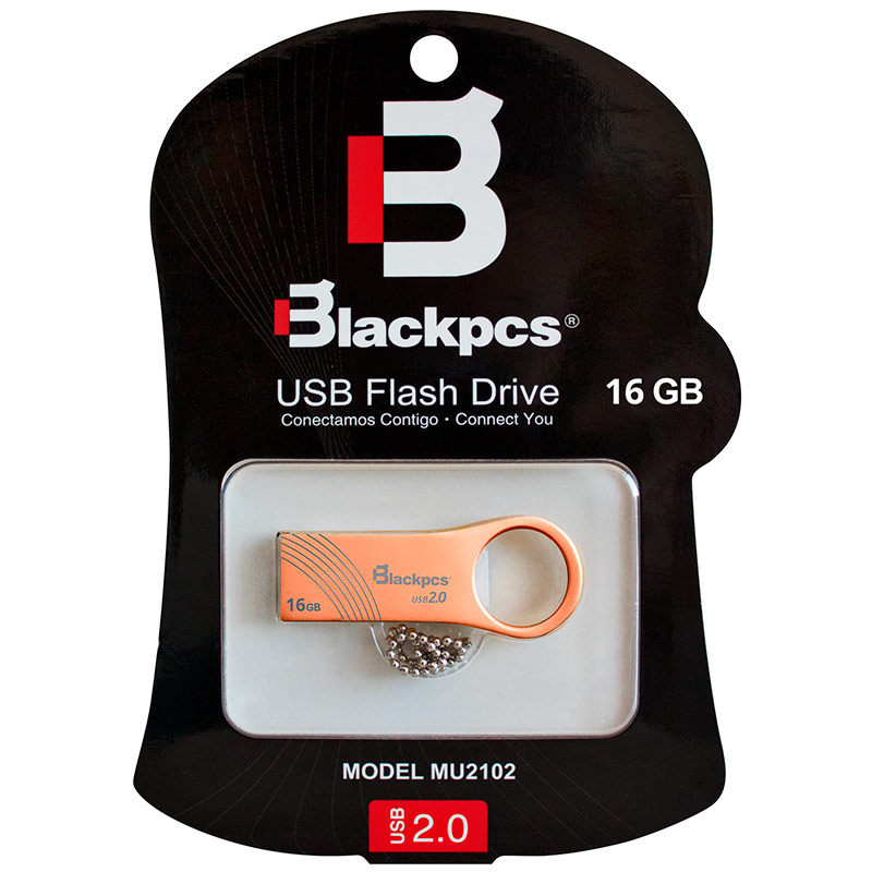 Memoria Flash USB Blackpcs 16GB Metalica 