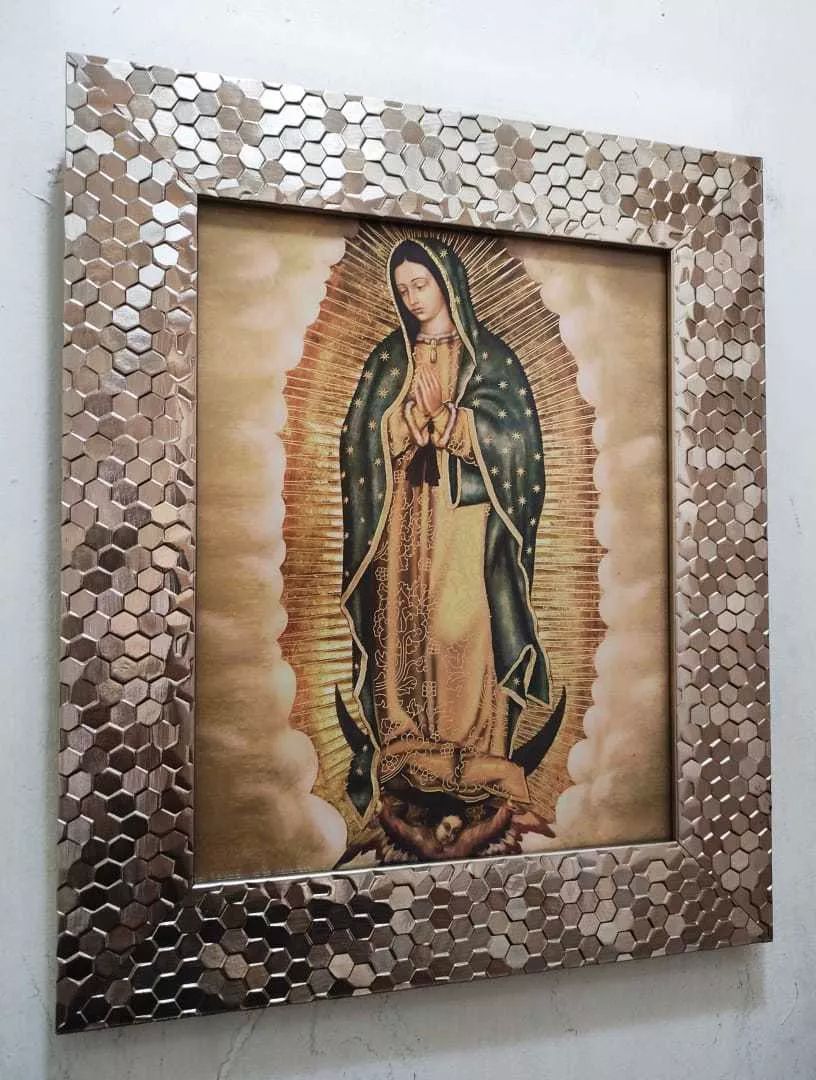 Virgen De Guadalupe B 30 X 35 Cms Marco Condesita
