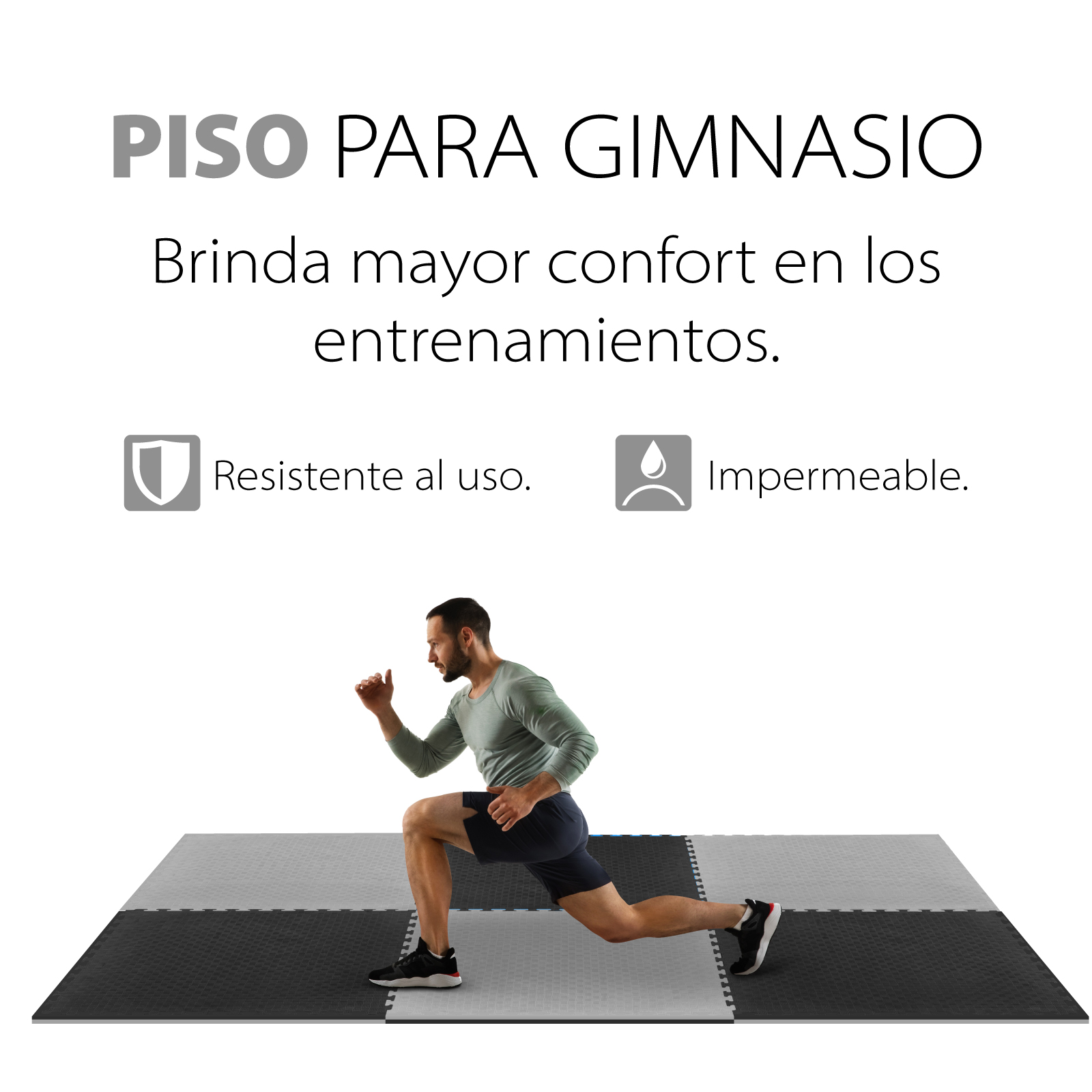 Piso de Gimnasio Altera Colchoneta Taekwondo Foamy EVA 2cm de grosor