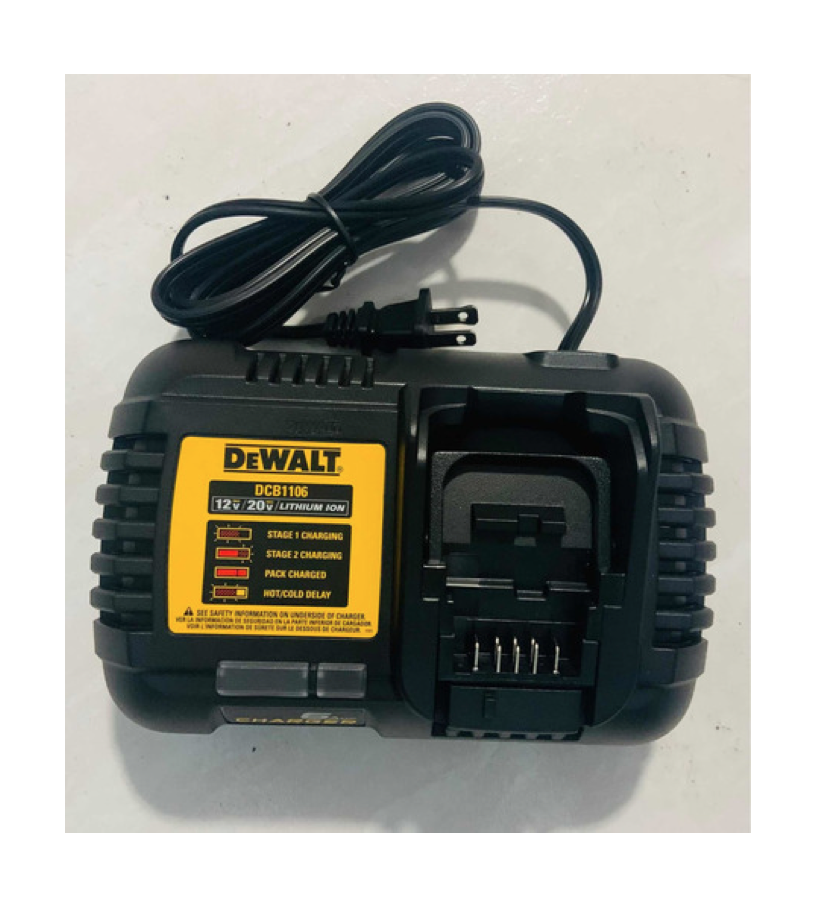 Cargador Rápido 20v Dewalt Fast Dcb1106 De 6 Amperios