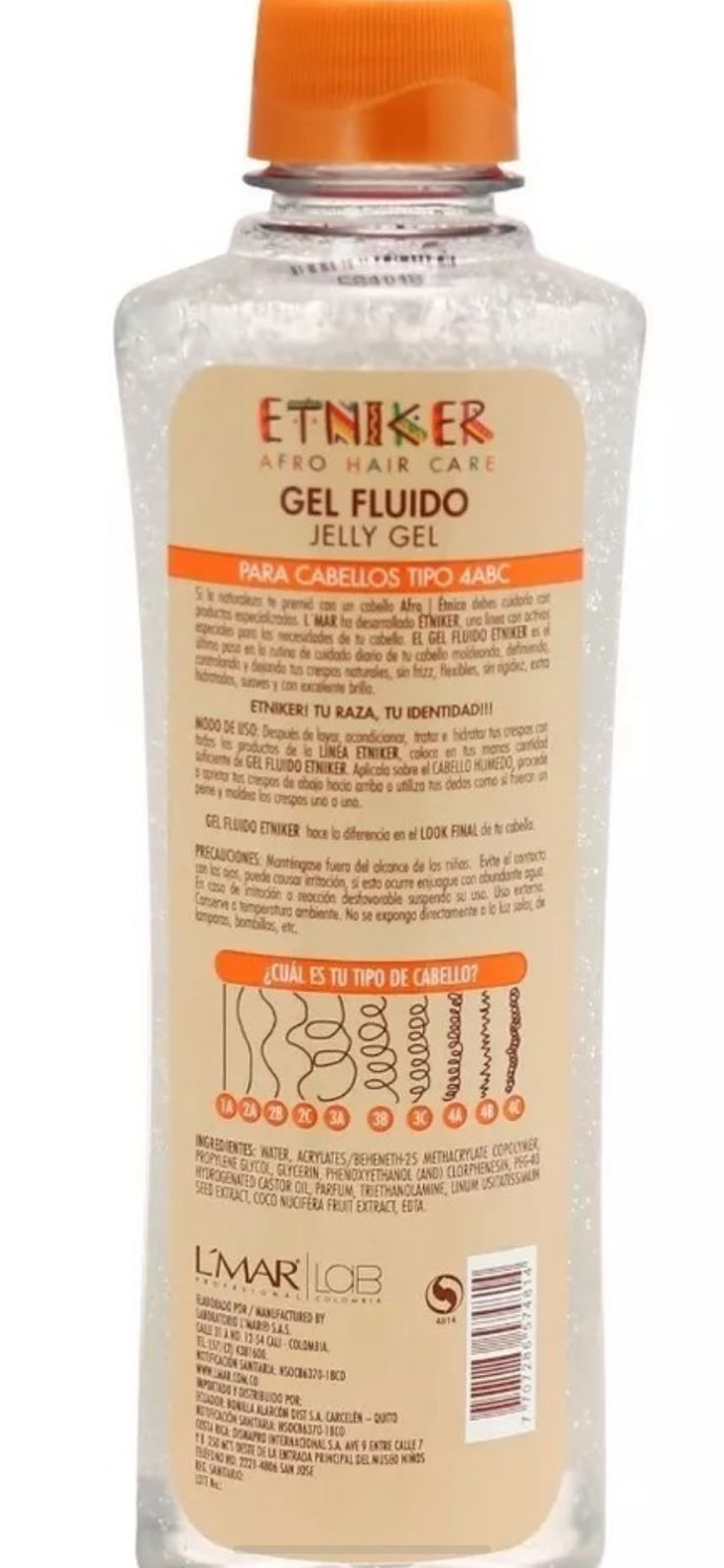 Gel Fluido Para Rizos Etnike