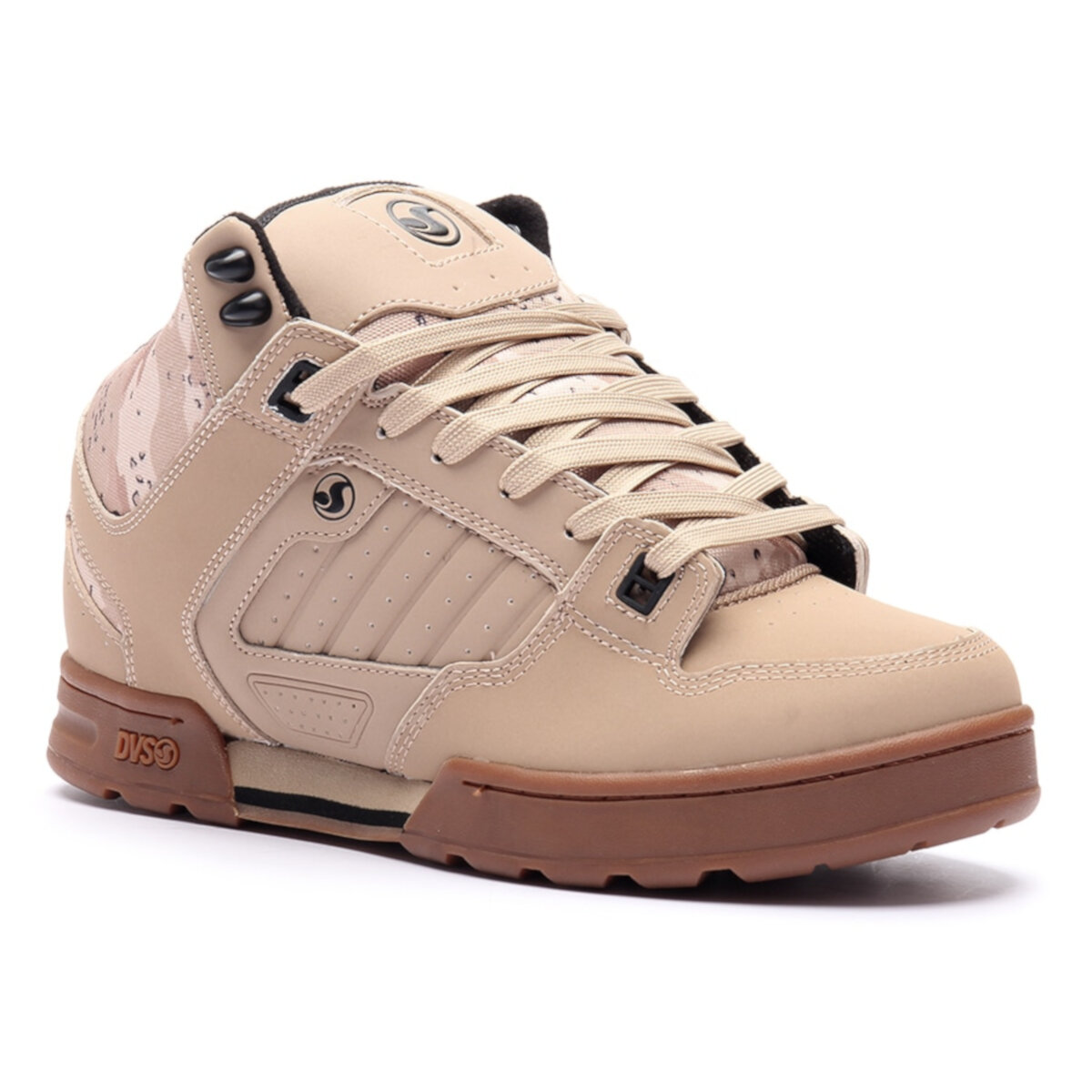 Tenis DVS Militia Boot 270 TAN CAMO NUBUCK