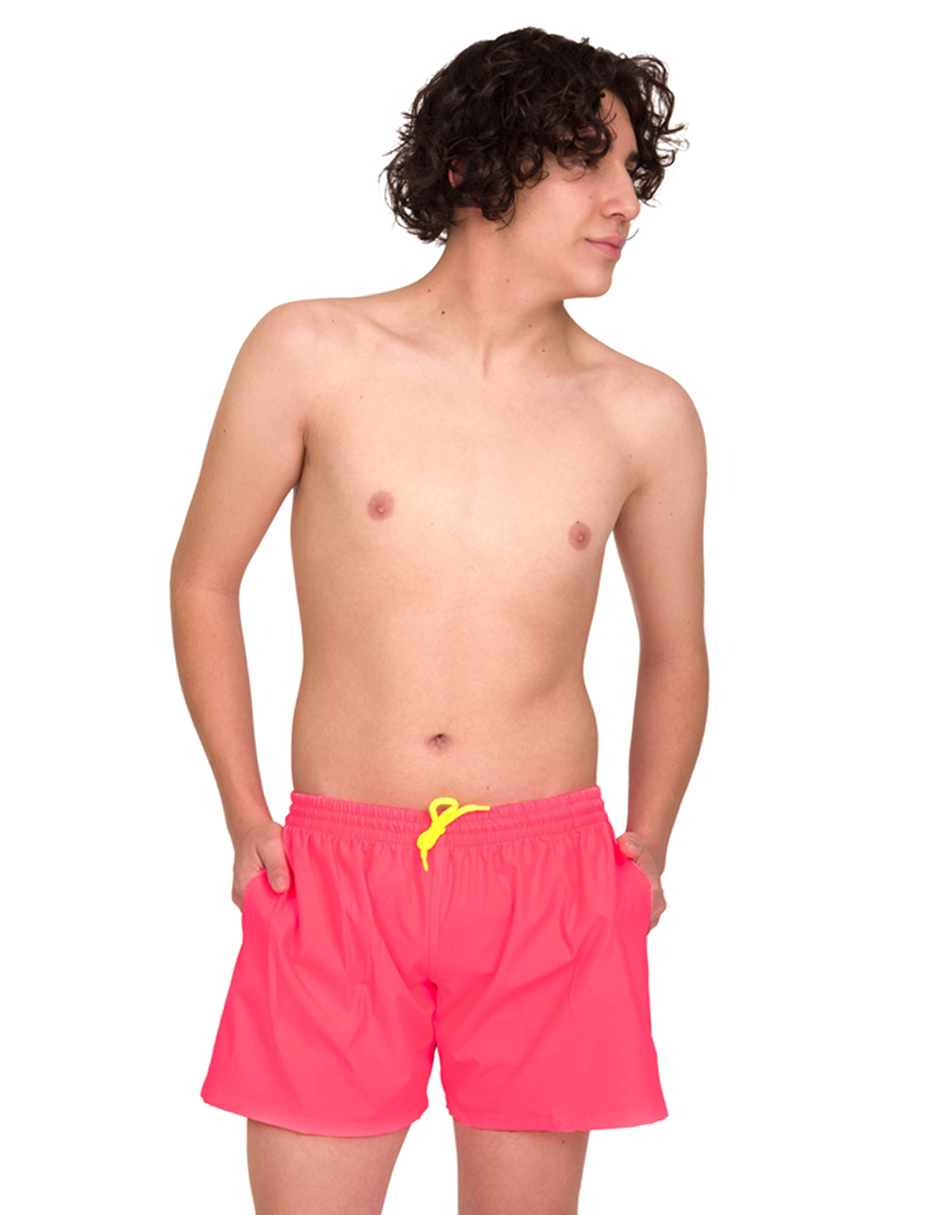 Traje de baño Gym&Swim, Short Estampado para Adolescente 12 - 16 Años, Bañador De Secado Rápido, Ligero Y Cómodo con Licra Interna Y Bolsas Laterales, HOLBOX