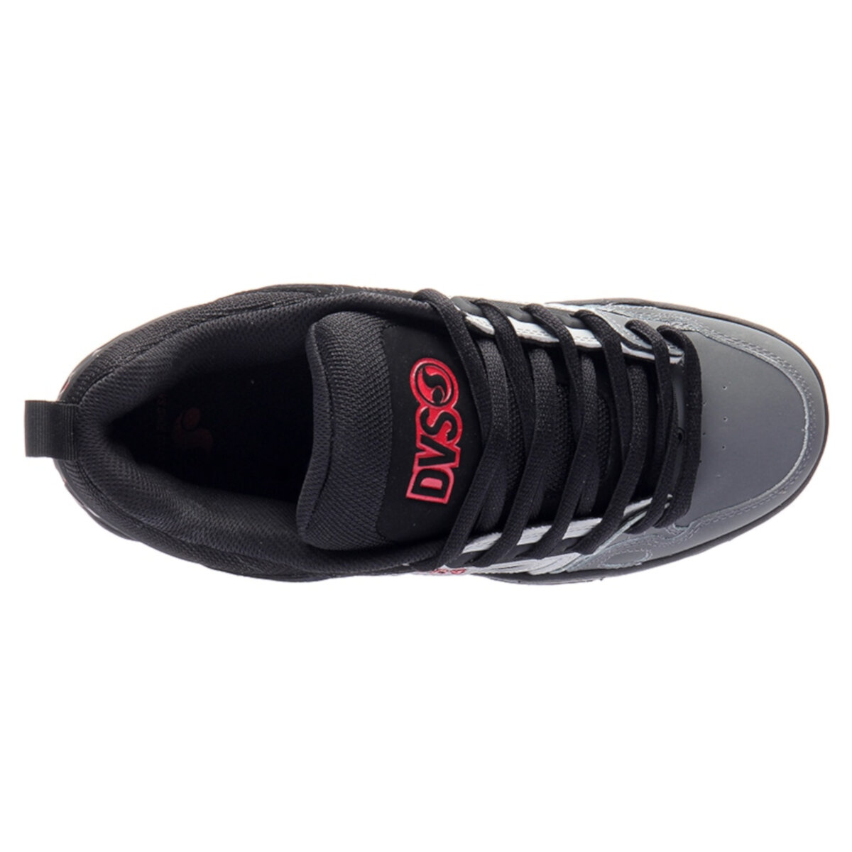 Tenis DVS Comanche 701 BLACK GRAY RED NUBUCK.