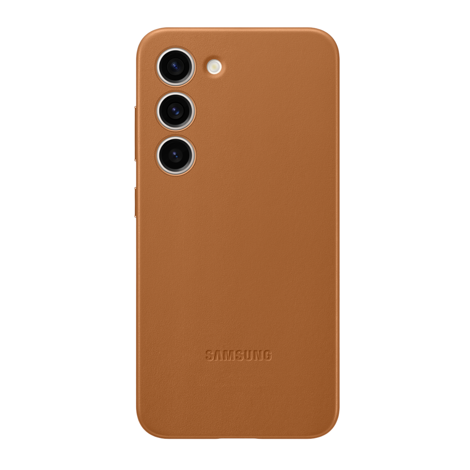 Funda Original Samsung Leather Cover para S23 Camel