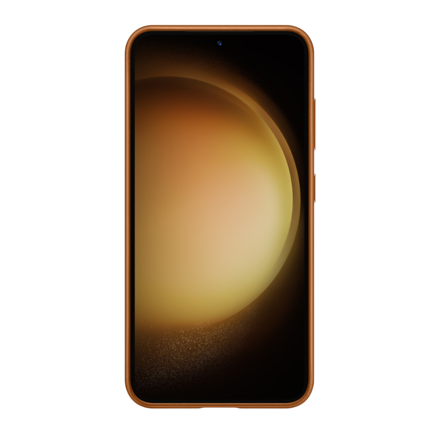 Funda Original Samsung Leather Cover para S23 Camel