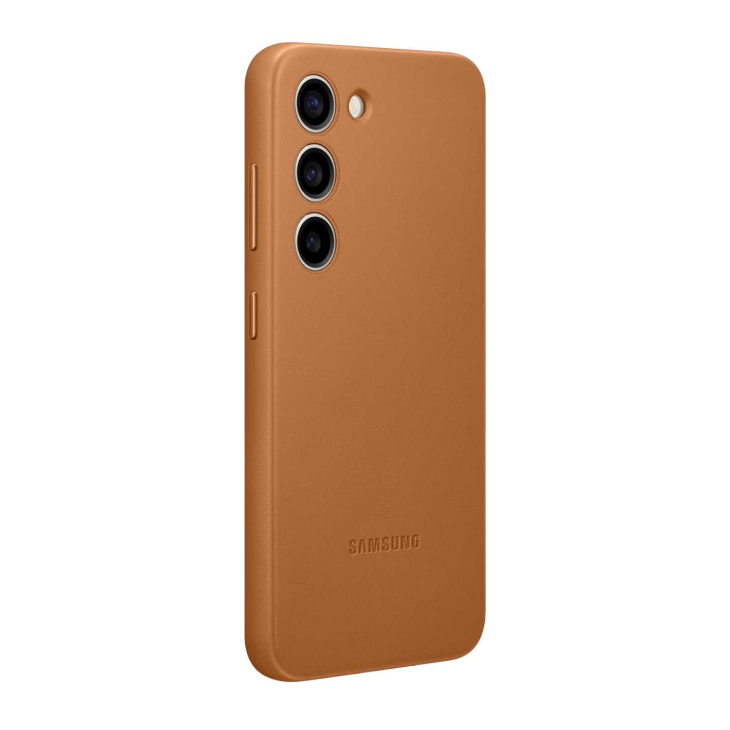 Funda Original Samsung Leather Cover para S23 Camel