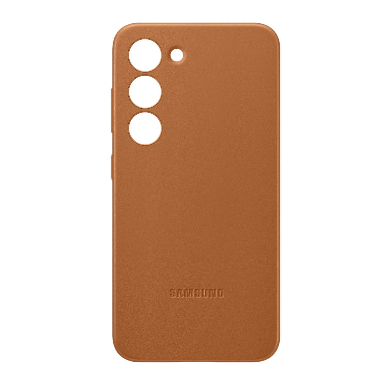 Funda Original Samsung Leather Cover para S23 Camel