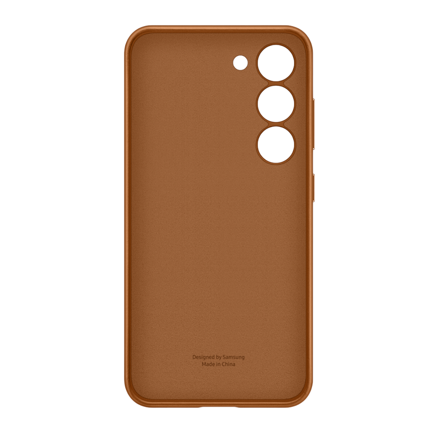 Funda Original Samsung Leather Cover para S23 Camel