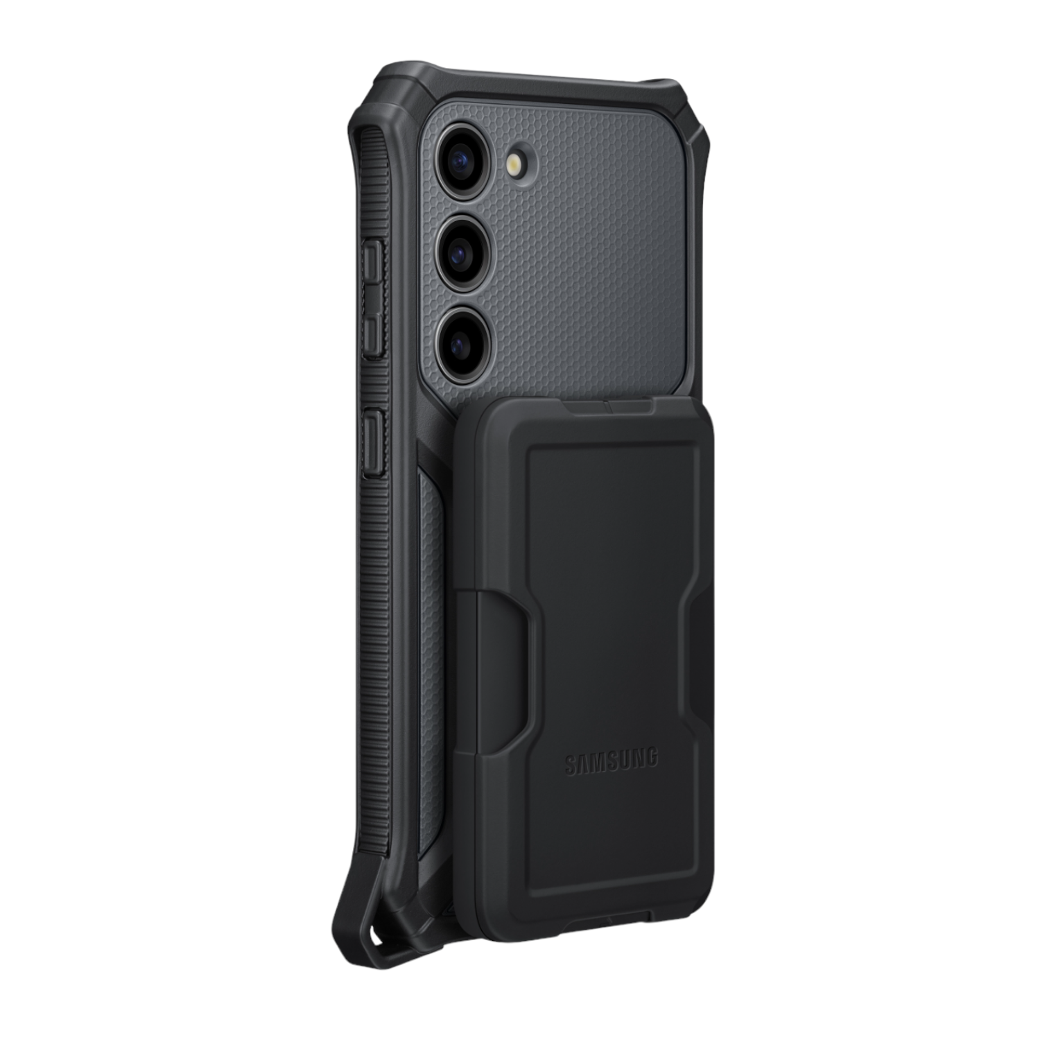 Funda Original Samsung Rugged Cover para S23 Negro